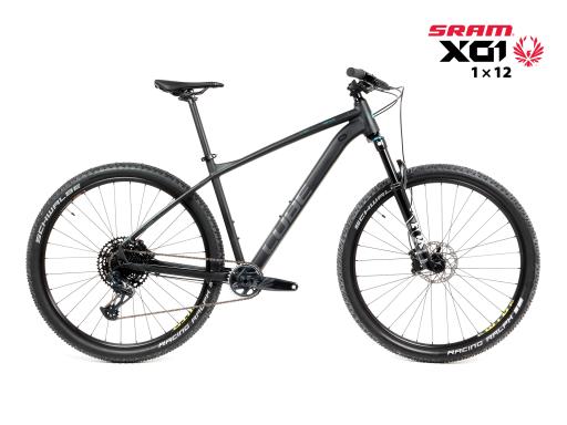 Kolo MTB 29" Cube Aim Race SRAM X01 Eagle 1x12, velikost XXL – 22", černá/modrá
