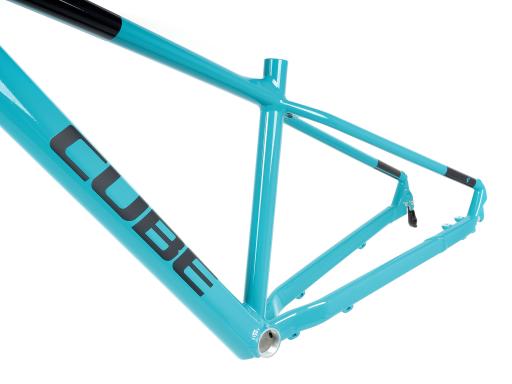 Kolo MTB 27,5" Cube Aim Race Shimano Deore 1x10, velikost S – 14", modrozelená