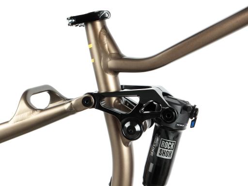 Celoodpružené MTB 29"  Lee Cougan Quest Shimano Deore M7200 1x12, velikost L – 19" (48 cm), hnědozlatá matná