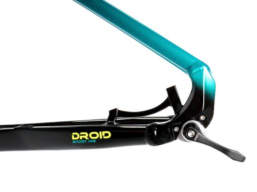 Kolo MTB 29" Lee Cougan Droid Shimano Deore M7200 1x12, velikost S – 17", modro-černá lesklá