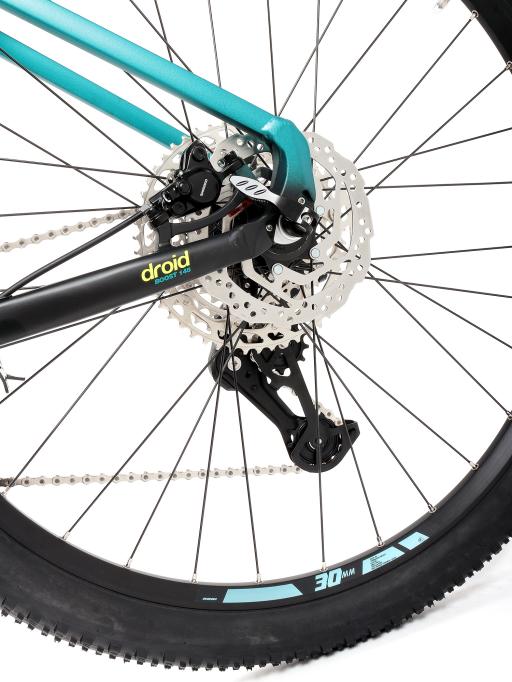 Kolo MTB 29" Lee Cougan Droid Shimano Deore M7200 1x12, velikost S – 17", modro-černá lesklá
