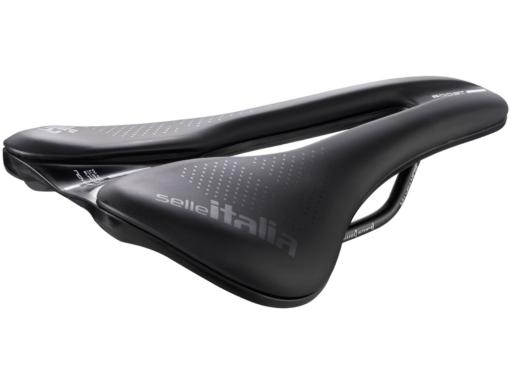 Selle Italia Novus Evo Boost Superflow manganové sedlo, černé