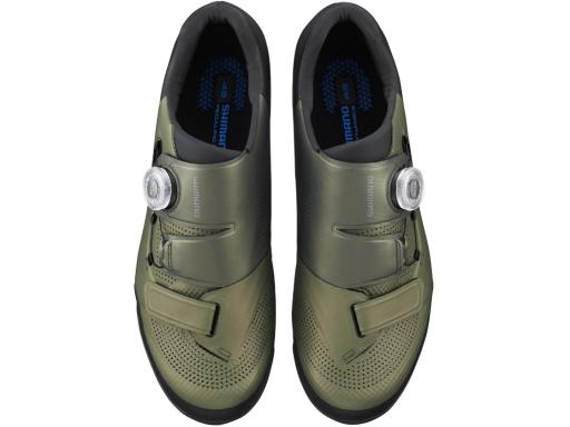 SHIMANO SH-XC502 MTB tretry pánské mechově zelená - velikost 44