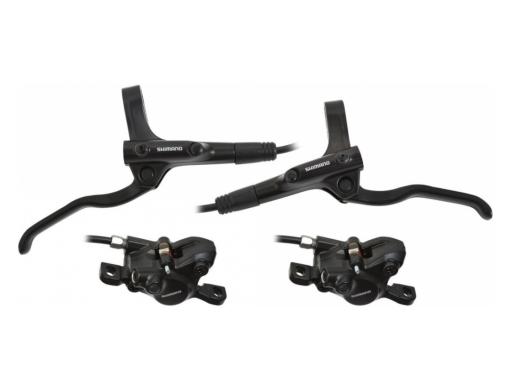 SHIMANO BR-MT200 + BL-MT200 kotoučové brzdy přední 900 mm + zadní 2000 mm polymer