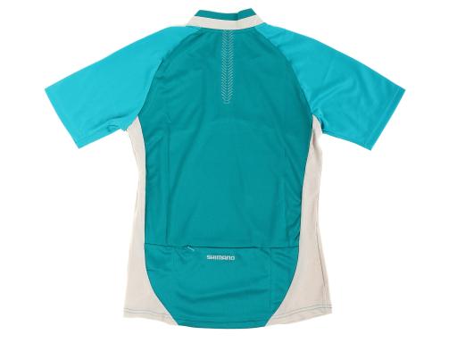 SHIMANO dres s krátkým rukávem dámský modrá/zelená, S