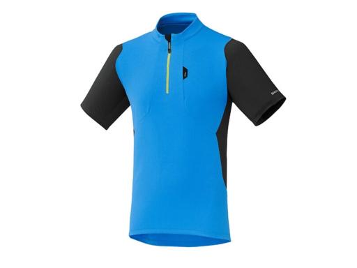 SHIMANO Touring dres lightning modrá, XXL