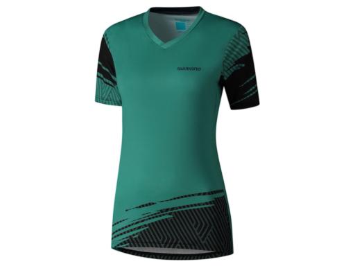 SHIMANO SAIKO dres s krátkým rukávem dámský zelená, XL