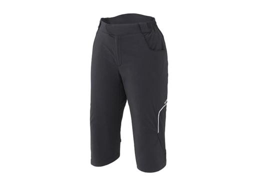 SHIMANO Touring 3/4 kalhoty černé, XXL