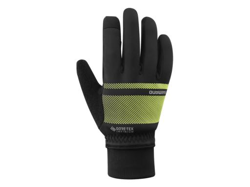 SHIMANO INFINIUM PRIMALOFT rukavice neonově žlutá, M