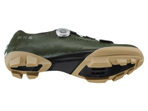 SHIMANO SH-RX600 gravel tretry pánské zelená - velikost EU 46