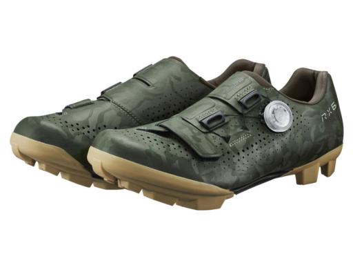 SHIMANO SH-RX600 gravel tretry pánské zelená - velikost EU 46