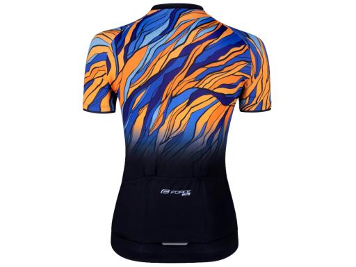 FORCE LIFE UNI dres s krátkým rukávem černo-modro-oranžová, M